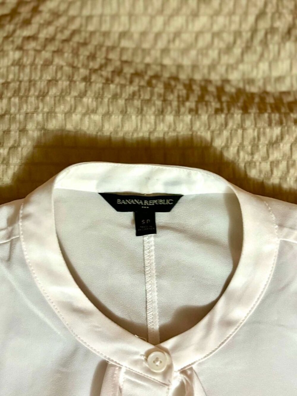 Banana Republic White Sleeveless Blouse SP Classic Tank Style Workwear